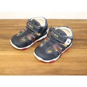 Geox Boys toddler Suade leather‎ shoes size 18 /US 3